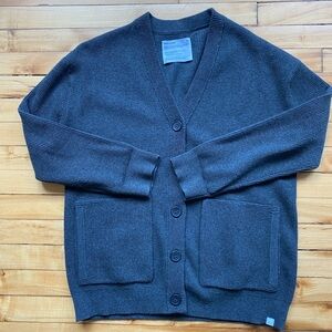 Ministry of Supply Dark Gray Cardigan